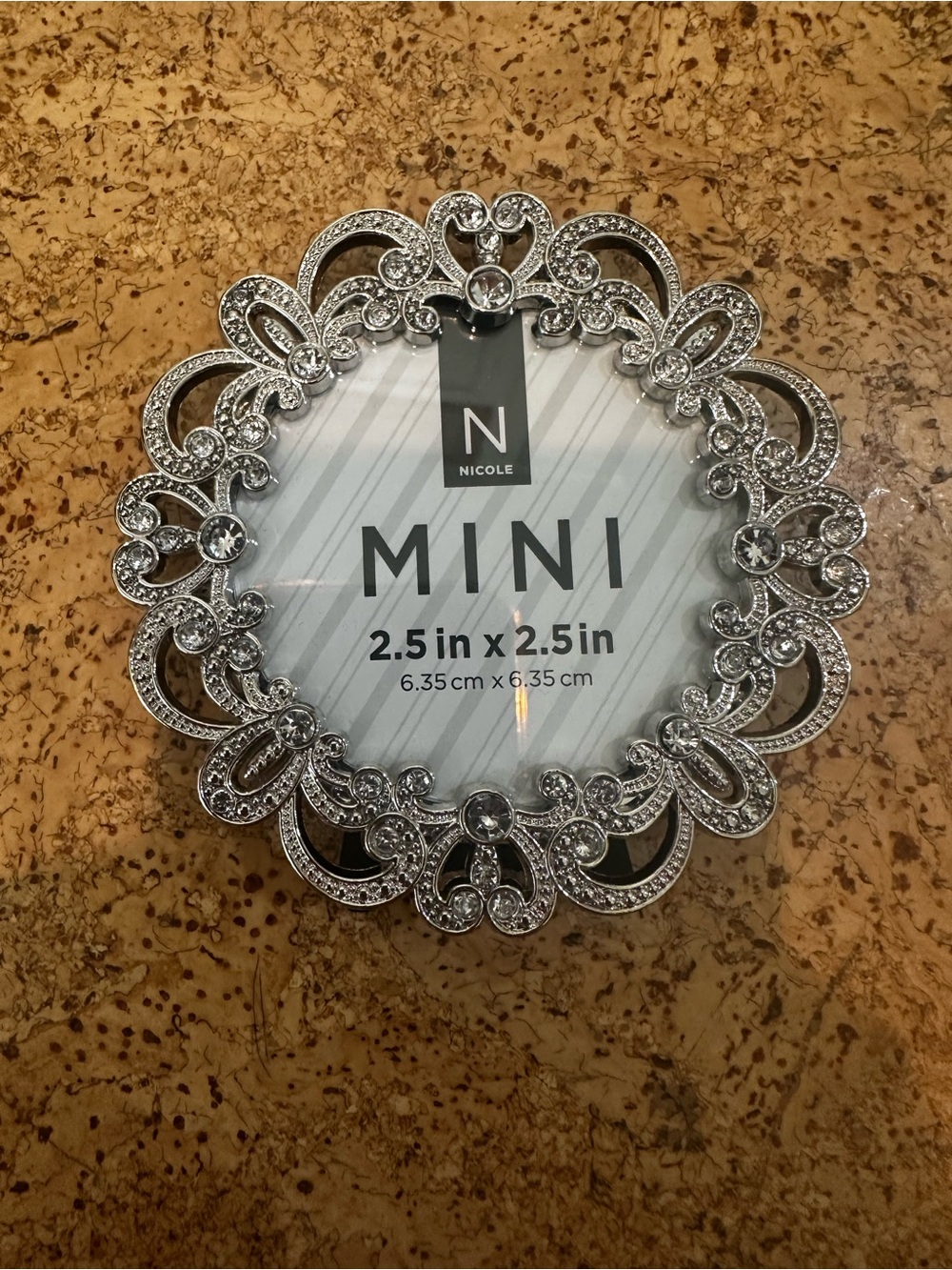 Mini Decorative Silver Wall Frame - Silver